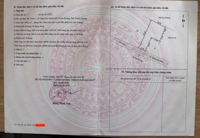 Bán đất gần 600 m² tại Tràng Đà, Tuyên Quang – 150 m² thổ cư, giá 1,1 tỷ - ảnh 2