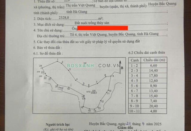 Bán 13.402 m² đất tại Tân Thành, Việt Quang, Bắc Quang – Gần Quốc lộ 2, đường ô tô rộng 7 m - ảnh 8