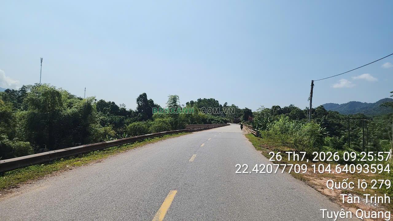 Bán 16.666,3 m² đất mặt Quốc lộ 279 tại Yên Bình, Quang Bình, Hà Giang – Có 400 m² đất ở, view sông